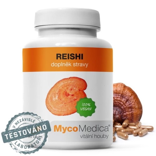 MycoMedica Reishi 500 mg 90 kapslí