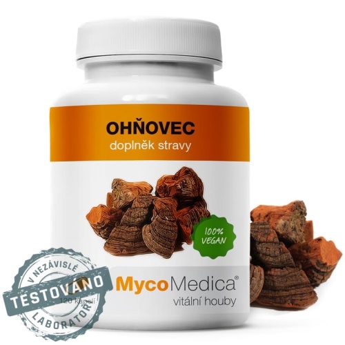 MycoMedica Ohňovec 400 mg 120 kapslí