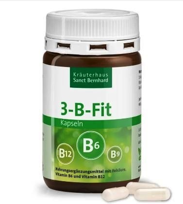 Sanct Bernhard 3-B-Fit Homocystein 120 kapslí