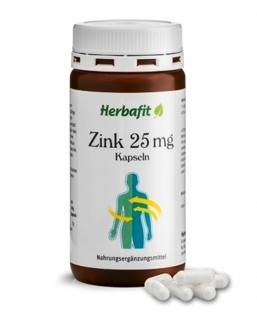 Herbafit Zinek 25 mg 180 kapslí