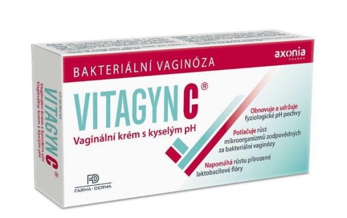 VITAgyn C vaginální krém s kyselým pH 30g