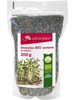 Zdravýden Brokolice semena na klíčení BIO 200 g