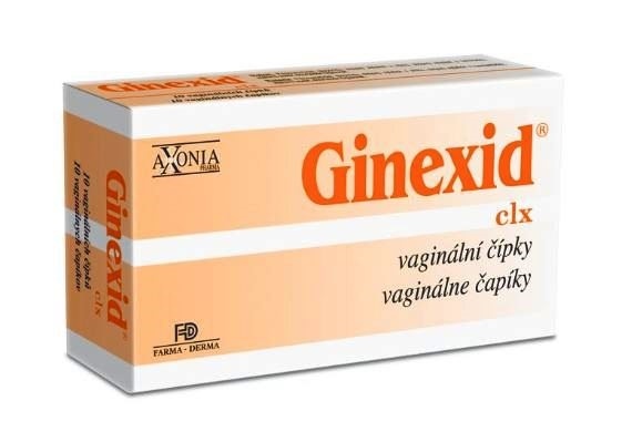 Ginexid vaginální čípky10ks