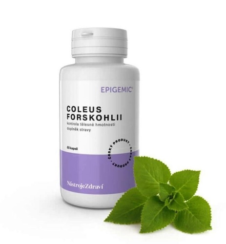 Epigemic Coleus forskohlii 60 kapslí